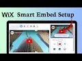 How to embed a site or widget with Wix editor