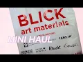 Mini Blick Art Supply Haul