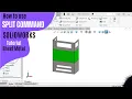 Master SOLIDWORKS 2023 with Split Command Tutorial
