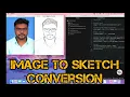 Converting Image to Pencil Sketch using Python Atom OpenCV Python