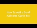 Scroll Box Optin Plugin for WordPress