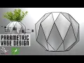 Easy Grasshopper Tutorial Parametric Vase Design Rhino