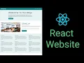 React Blog Website Tutorial Fully Responsive Website