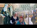 My first SCA reenactment event Sewing for a weekend historical costuming event vlog