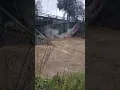 Raging Santa Rosa Creek Tunnels California Storms Continues