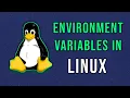 Environment variables in linux linux tutorials