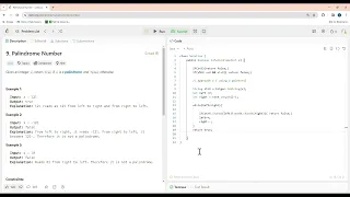 LeetCode 9 Palindrome Number JAVA