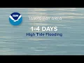 NOAA releases high tide flooding forecast