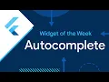 Autocomplete Widget of the Week