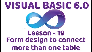 Visual Basic 6 0 Form design to connect more than one table