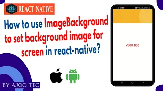 How to use ImageBackground to set background image for screen in react-native in Hindi