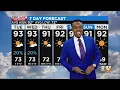 Storms pop up across North Texas Monday night