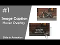 CSS Image Caption Tutorial - Hover Overlay Slide Effect