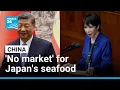 Lagu China says 'no market' for Japan seafood imports amid Taiwan spat • FRANCE 24 English