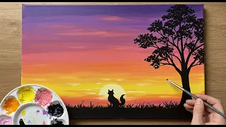 Fox Acrylic Painting Tutorial Acrylic Painting Tutorial for Beginners