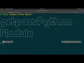 Python getpass module