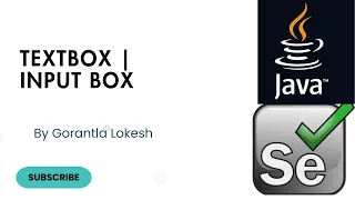 Selenium Java Tutorial 3 How to Handle Textbox or Input box in Selenium Java