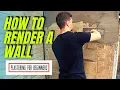 How To Render A Wall COMPLETE BEGINNERS GUIDE FULL PROCESS