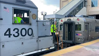 New Jersey Transit Train Breaks Down Next to Me - Rescue Operation in the Middle of Rush Hour