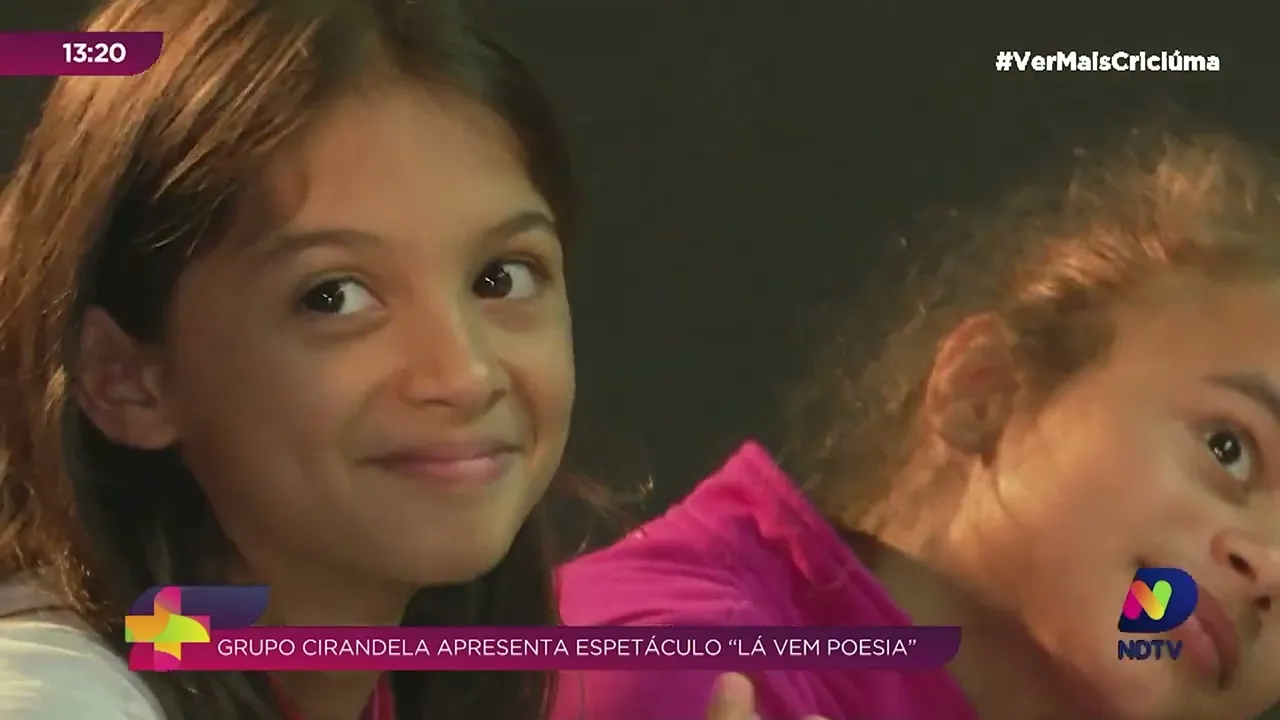 Grupo Cirandela apresenta espetáculo 'Lá vem poesia' em Criciúma