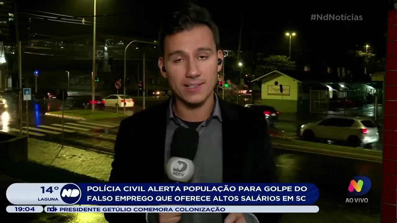 Polícia alerta população para golpe de falso emprego em SC
