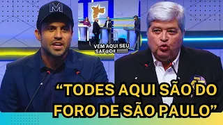 DATENA PARTE PARA AGRESS%O E PABLO MARÇAL DIZ "DITADOR"