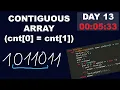 LeetCode Day 13 - Contiguous Array C Python