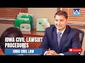 Iowa Civil Lawsuit Procedures