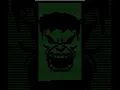 Hulk Drawing in Python - With Source Code