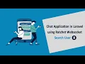 Chat Application in Laravel using Ratchet Websockets - Search User