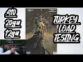 Turkey Load Pattern Testing 410 20ga and 12 ga Indian Creek Verdict Apex Federal Boss TSS