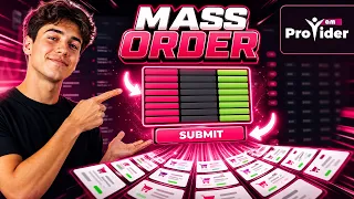 amProvider Mass Order Tutorial Place Multiple Orders Fast