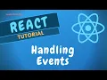 9 Handling Events with the React Elements in the JSX Pass Data to the event Functions - ReactJS