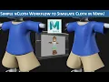 nCloth in Maya - Simple workflow for Clothes
