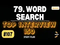 Leetcode 79 Word Search Medium Java Solution