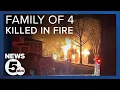 4 dead in fully engulfed house fire in Jackson Township