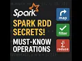 What Are RDD Operations in Apache Spark Beginner to Advanced Guide