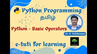 7 Python Operators - Tamil
