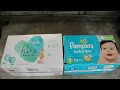 Silent Unboxing and quick comparison of Pampers Pure vs Pampers Baby Dry