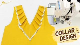 Cách dễ dàng để cắt và may cổ áo đẹp mà có thể bạn chưa biết |collar design