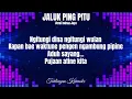 Download Lagu JALUK PING PITU KARAOKE CEWEK versi INDRA JAYA