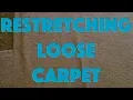How to Re-stretch Loose Carpet to Remove Buckles