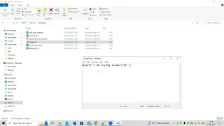 Internal and External JavaScript
