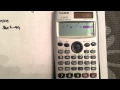 How to factor a difference of squares using a calculator Casio fx-991ES