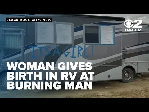 Utah woman unaware of pregnancy gives birth at Burning Man Festival