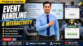 Event Handling in Python Tkinter GUI Tutorial in Urdu Chapter 4