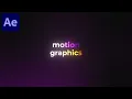 Colorful Text Fade Animation in After Effects - After Effects Tutorial Text Preset