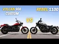 2026 Honda Rebel 1100 Vs 2026 Kawasaki Vulcan 900 Custom