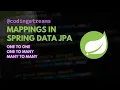 Mappings In Spring Data JPA Spring Boot