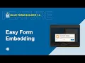 Easily Embed Form with Widget Blue Form Builder 1 0 Features